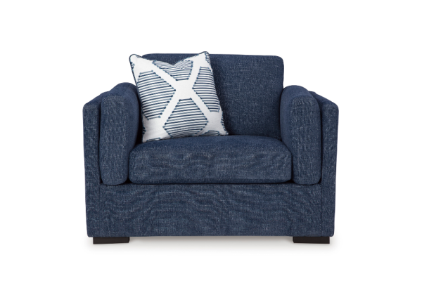 Evansley Navy Chair and a Half - Image 2