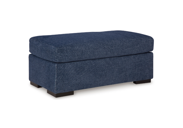 Evansley Navy Ottoman - Image 3