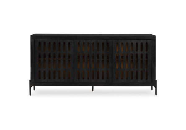 Vallisburg Black/Natural Accent Cabinet - Image 2