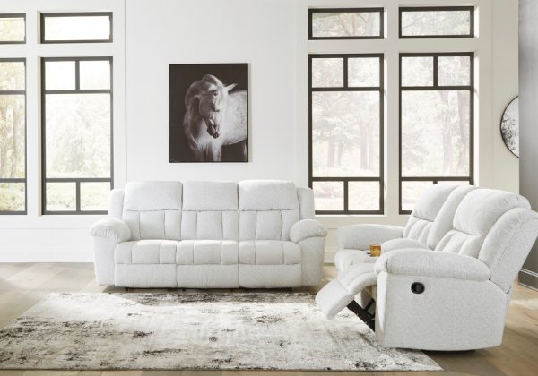 Frohn Snow Reclining Sofa Set