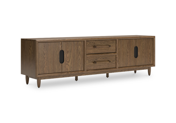 Roanhowe Brown Extra Large TV Stand - Image 3