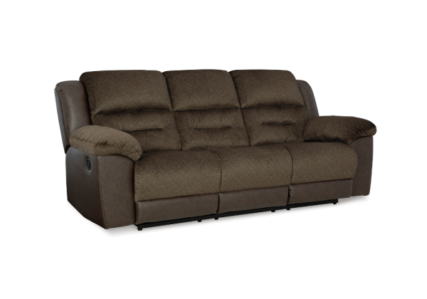 Dorman Chocolate Reclining Sofa - Image 2
