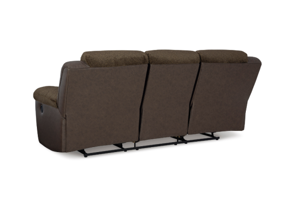 Dorman Chocolate Reclining Sofa - Image 5