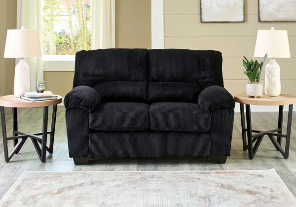 SimpleJoy Onyx Loveseat - Image 2
