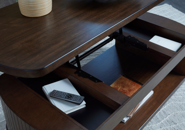 Korestone Lift-Top Cocktail Table - Image 7