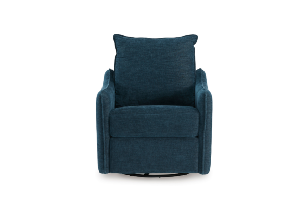 McBurg Navy Power Swivel Recliner - Image 3