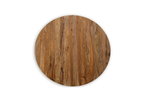 Dressonni Brown Round Dining Table - Image 4