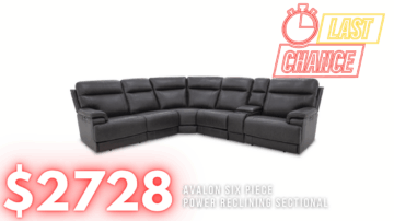Last Chance Deal! - Avalon 6-Piece Power Reclining Sectional