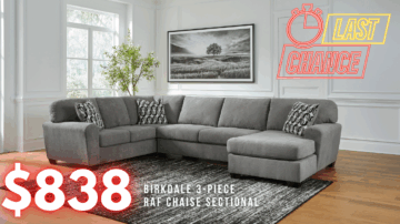 Last Chance Deal! - Birkdale Court RAF Chaise Sectional