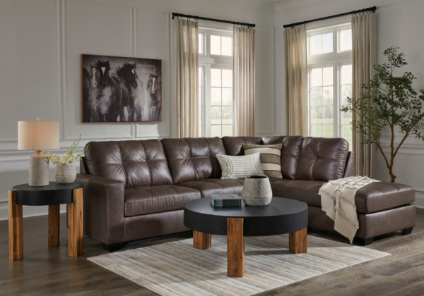 Barlin Mills Umber RAF Chaise Sectional - Image 3