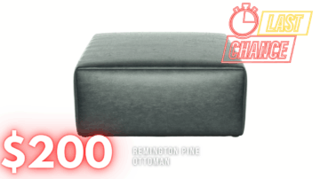 Last Chance Deal! - Remington Pine Ottoman