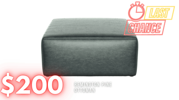 Last Chance Deal! - Remington Pine Ottoman