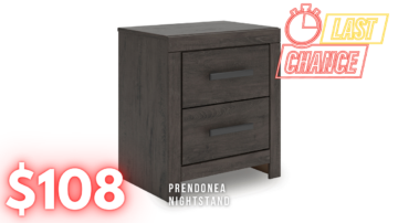Last Chance Deal! - Prendonea Charocal Nightstand