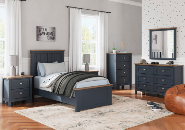 Landocken Twin Panel Bed Set
