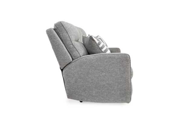 Biscoe Pewter Power Reclining Sofa - Image 4