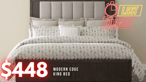 Last Chance Deal! - Modern Edge King Bed