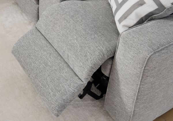 Biscoe Pewter Power Reclining Sofa Set - Image 6