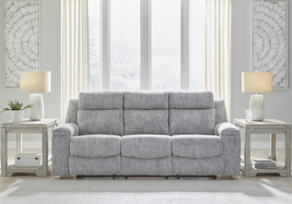 Buntington Pewter Reclining Sofa - Image 3