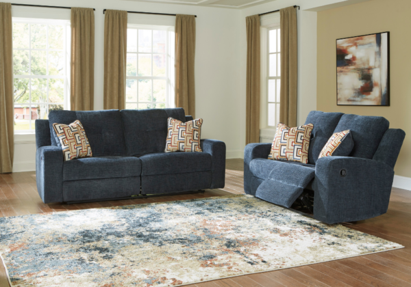 Danum Ink Reclining Sofa Set - Image 2
