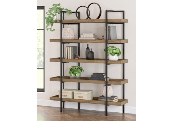 Montia Light Brown Bookcase - Image 2