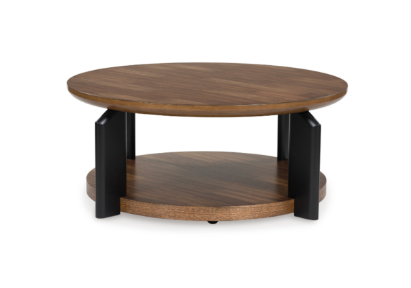 Kraeburn Round Cocktail Table - Image 3