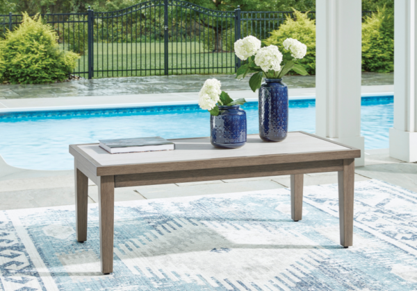 Rainier Ranch Outdoor Rectangular Cocktail Table - Image 2