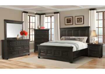 McCoy Charcoal King Storage Bedroom Set