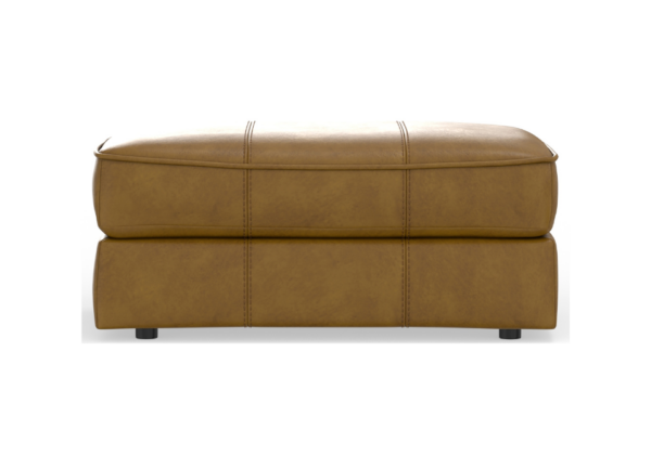 Corvara Caramel Ottoman - Image 3