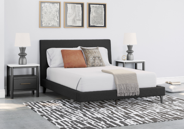 Cadmori Black Queen Upholstered Bed - Image 2