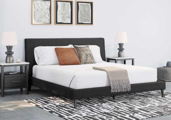 Cadmori Black King Upholstered Bed - Image 2