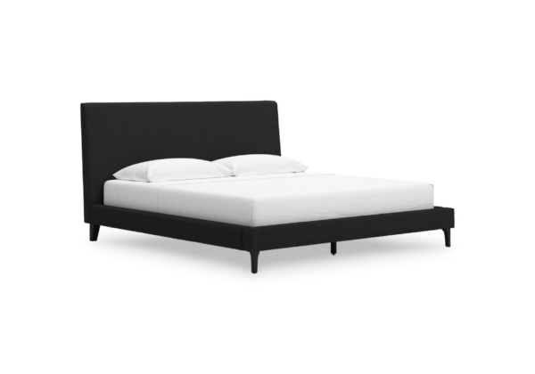 Cadmori Black King Upholstered Bed