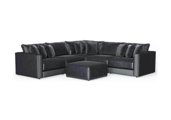 Remington Slate 5-Piece Sectional - Image 3