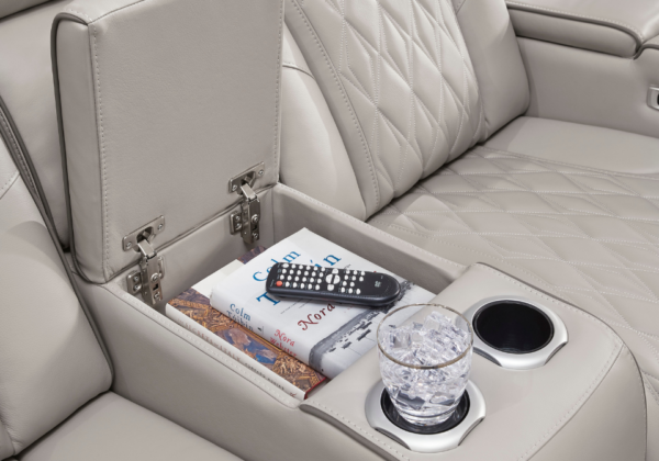 Boyington Gray Power Reclining Loveseat - Image 5