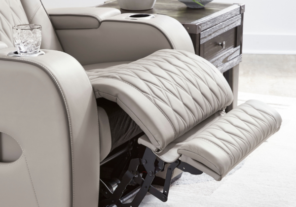 Boyington Gray Power Reclining Sofa - Image 9