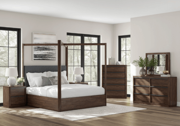Dilenno Queen Canopy Poster Bed Set