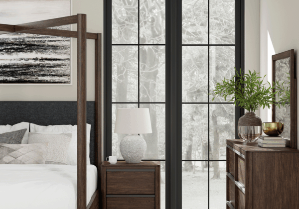 Dilenno Queen Canopy Poster Bed Set - Image 7