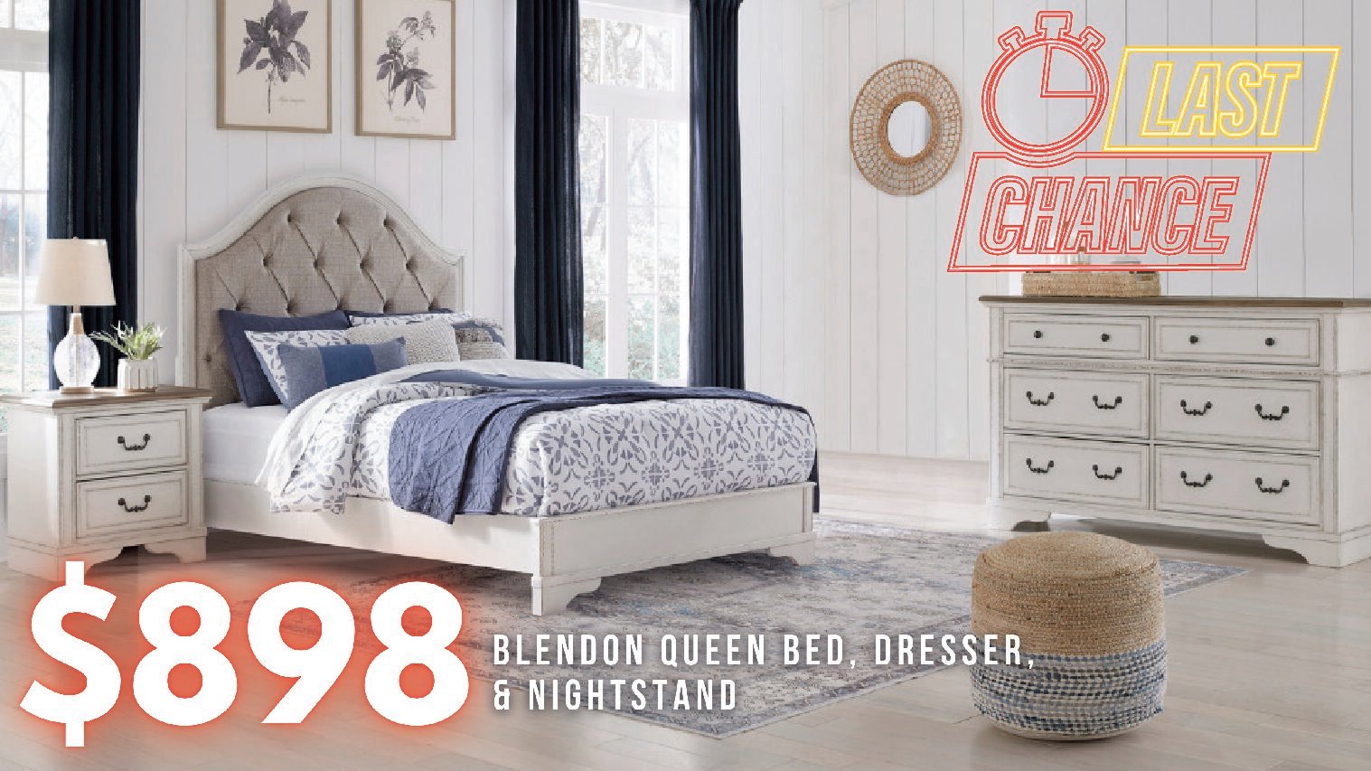 Last Chance Deal! - Blendon Queen 3-Piece Bedroom Set