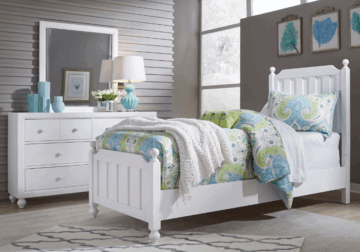 Cottage View White Full 4-Piece Set