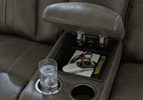 Batavia Pier Reclining Loveseat with Console - Image 2