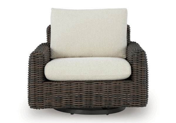 Kimora Swivel Glider Lounge Chair with Cushion - Image 4