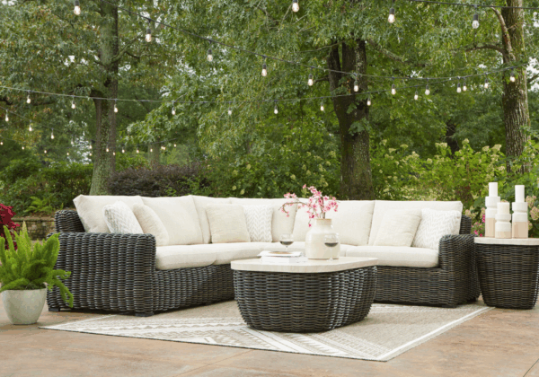 Last Chance Deal! - Kimora 3-Piece Outdoor Sectional & Cocktail Table - Image 2