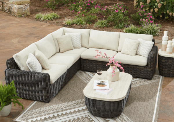 Last Chance Deal! - Kimora 3-Piece Outdoor Sectional & Cocktail Table - Image 3