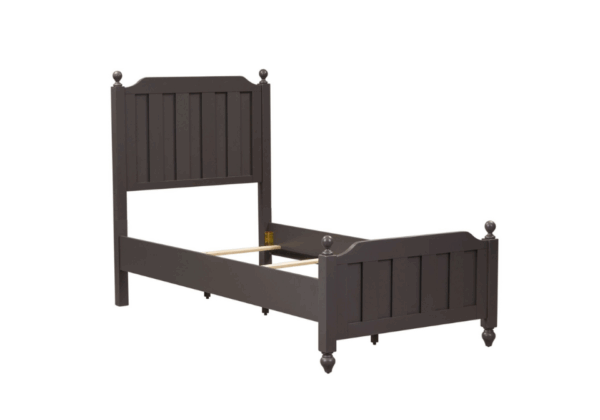 Cottage View Dark Gray Twin Bed