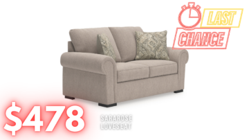 Last Chance Deal! - Sararose Heather Loveseat