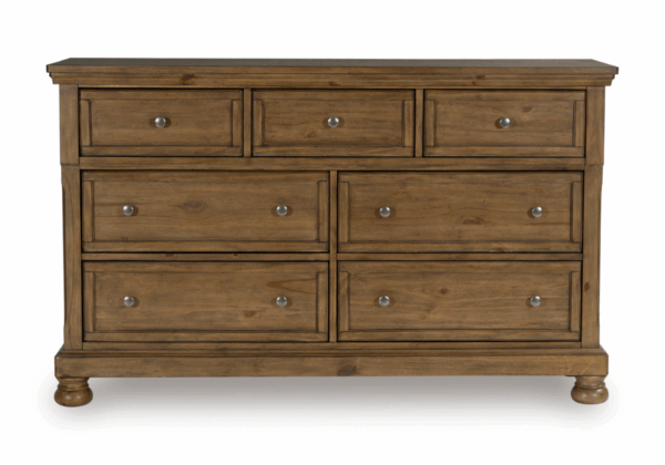 Feddinger Medium Brown Dresser - Image 3