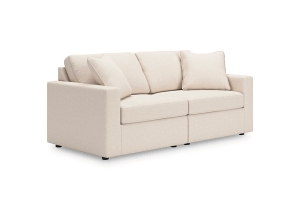 ModMax Oyster 2-Piece Modular Loveseat