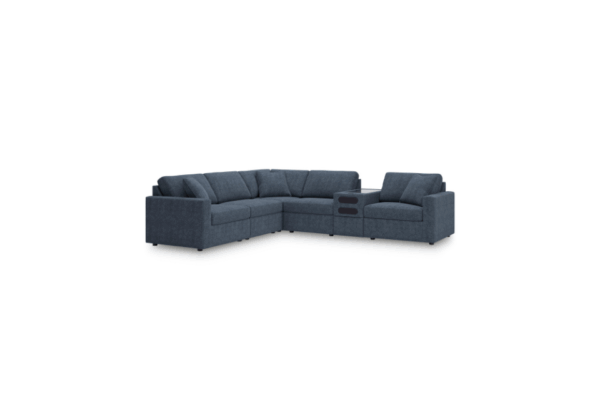 ModMax Ink 6-Piece Sectional with Audio Console