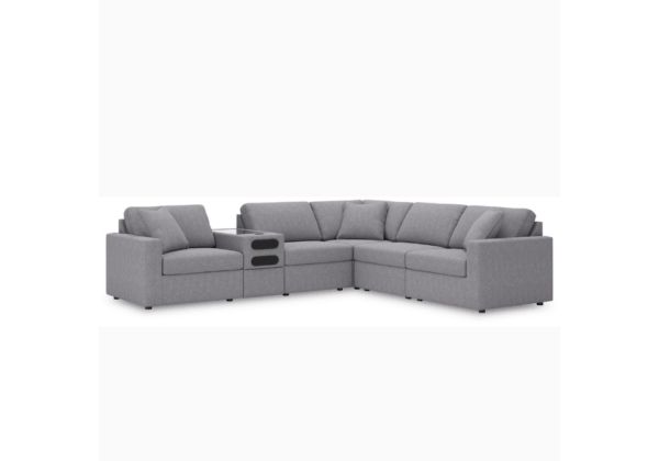 ModMax Granite 6-Piece Sectional with Audio Console - Image 2
