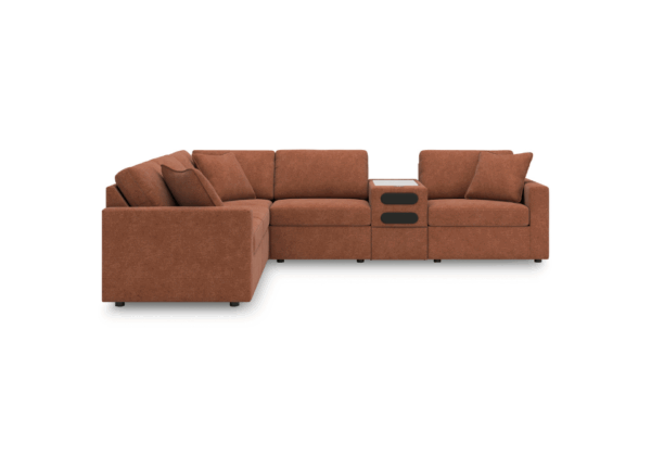 ModMax Spice 6-Piece Sectional with Audio Console