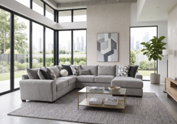 Apollo 3-Piece RAF Chaise Sectional